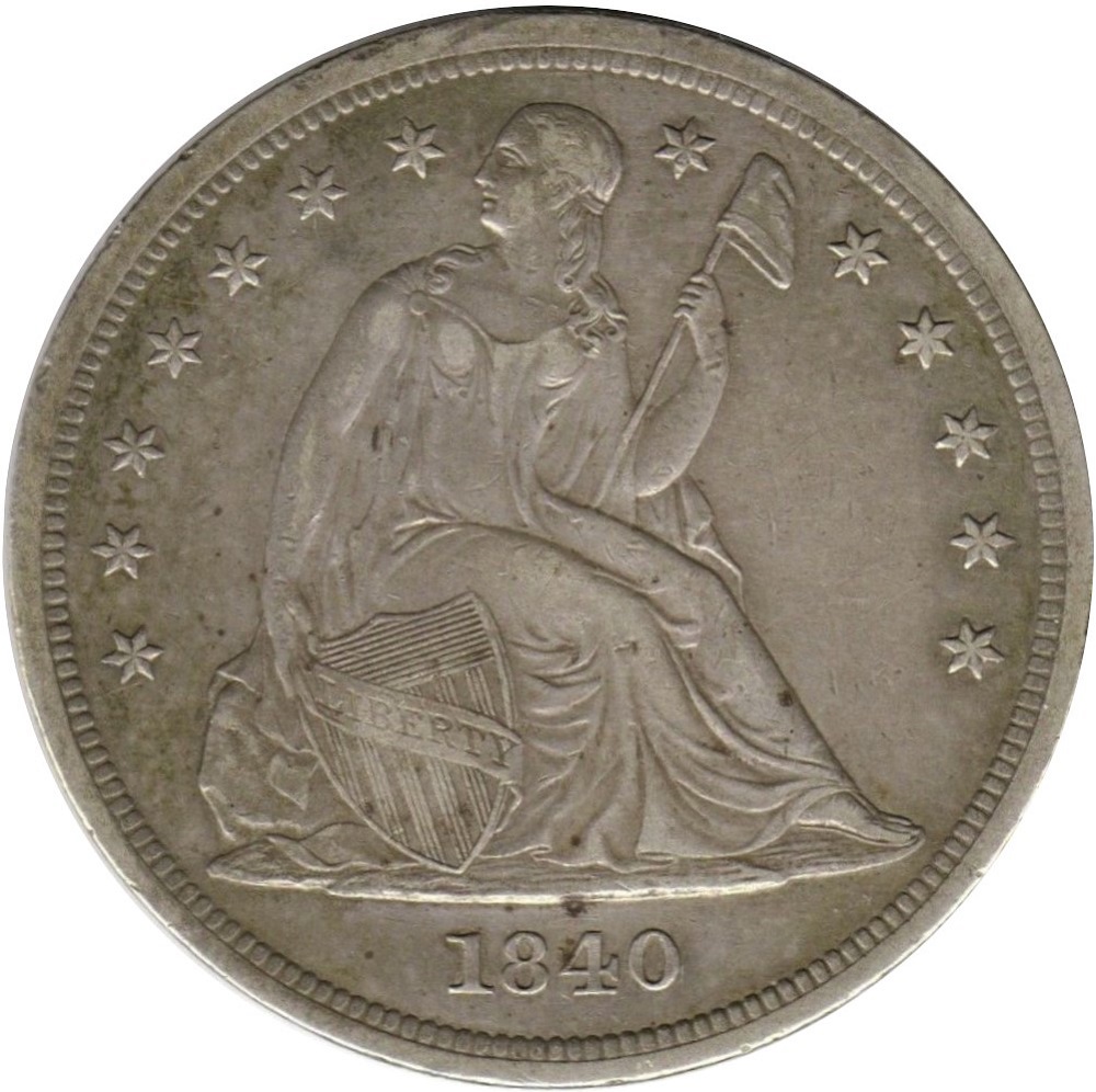 1840-$1-Liberty-Seated-Dollar
